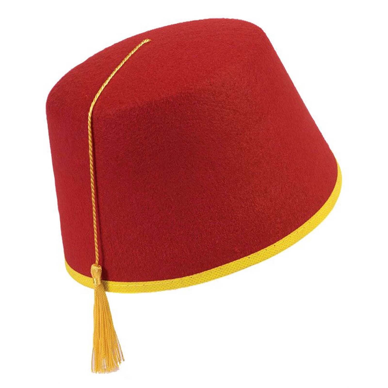 Felt Fez Hat Red