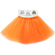 Orange Tulle Tutu Skirt - Adult