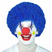 Curly Clown Wig - Blue
