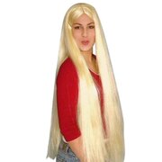 Lady Godiva Long Blonde Wig with Centre Part