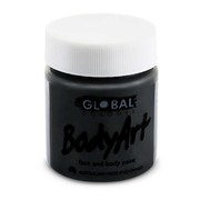Global Body Art 45ml Jar Facepaint - Black