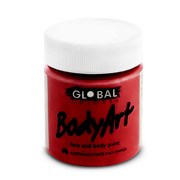 Global Body Art 45ml Jar Facepaint - Deep Red