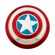 Captain America Electroplated Metallic Shield - 12"