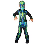Neon Skeleton Costume - Child