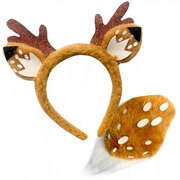 Animal Headband & Tail Set - Deer