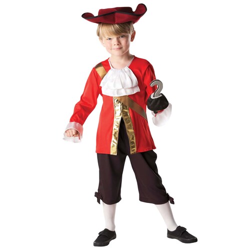 Captain Hook Costume - Child - Size 7-8