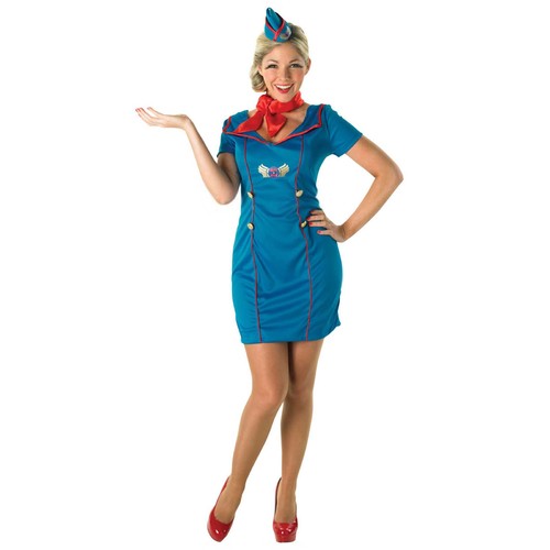 Air Hostess Costume - Adult - Small