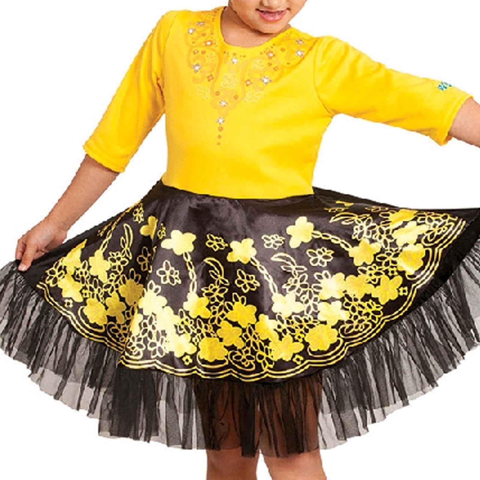 Emma Wiggle Yellow Ballerina Dress Girls Costume Licensed ...