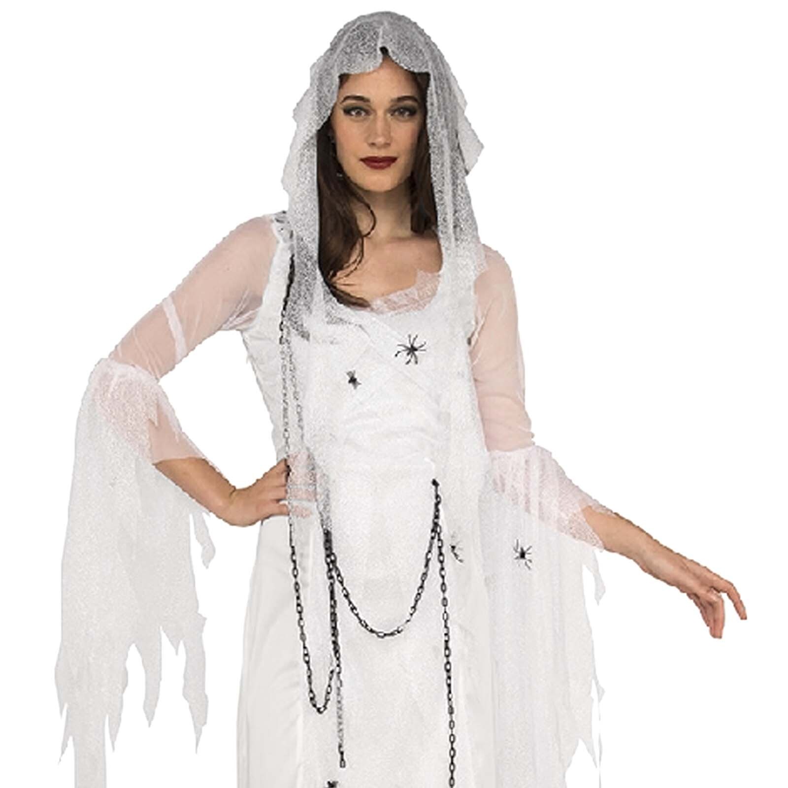 Ghost Bride Girls Halloween Costume Tutu Dress With Gloves Veil