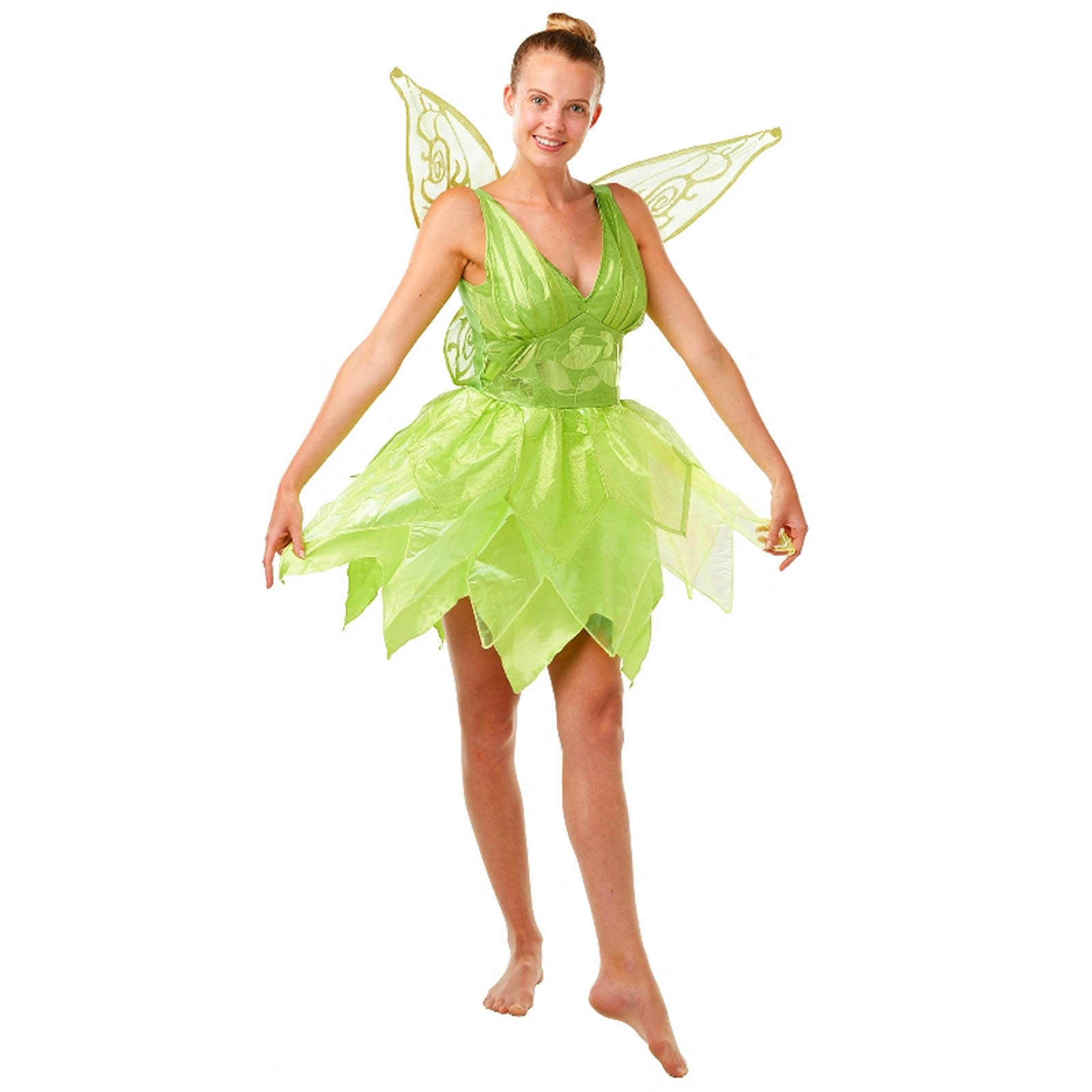 Tinkerbell Disney Green Fairy Womens Costume Fairytale Story Book Week ...
