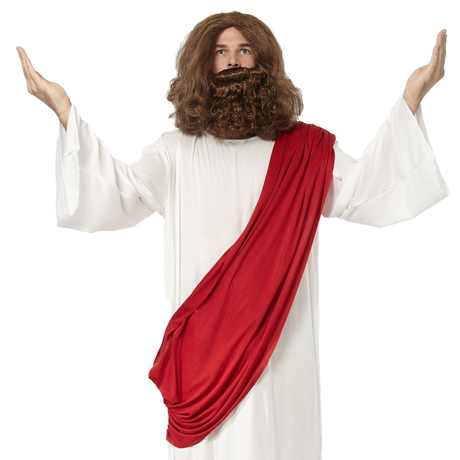Jesus Mens Adult Costume Fancy Dress Robe Easter Religious Christ