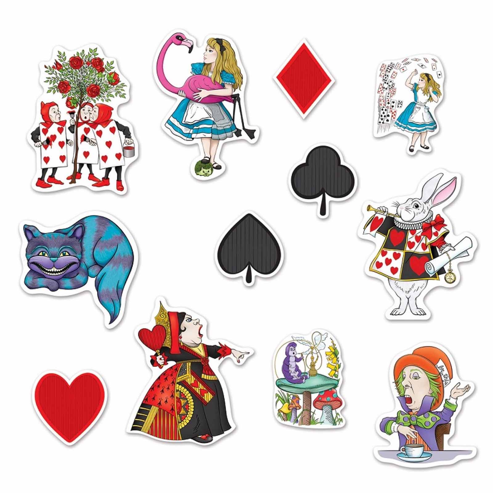Alice In Wonderland Cut Outs
