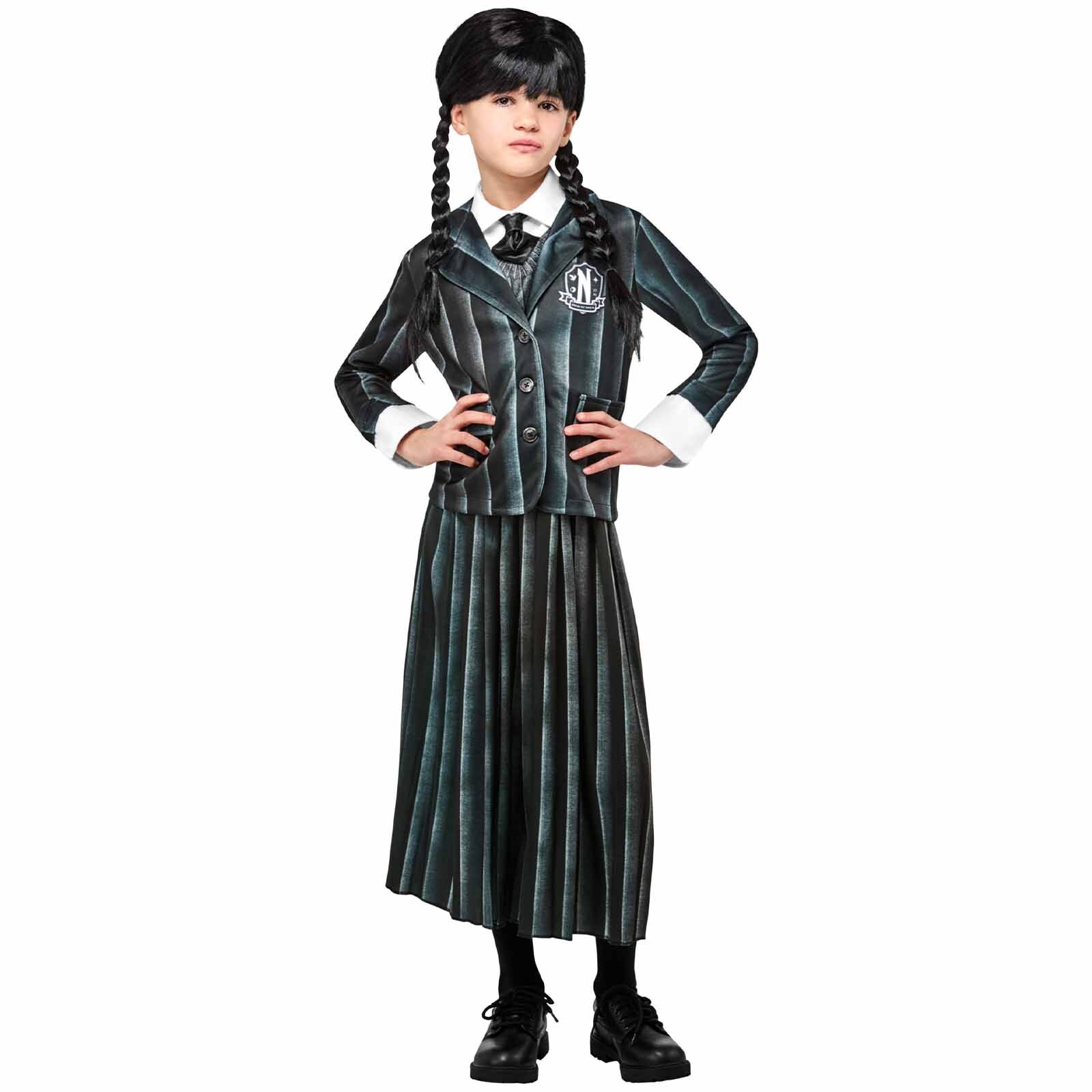 Wednesday Nevermore Academy Black Costume Child
