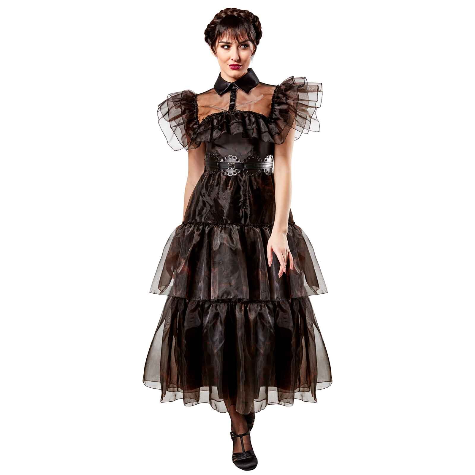 Wednesday Rave'n (Prom) Deluxe Costume (Netflix) - Adult Wednesday Rave'n (Prom) Deluxe Costume (Netflix) - Adult