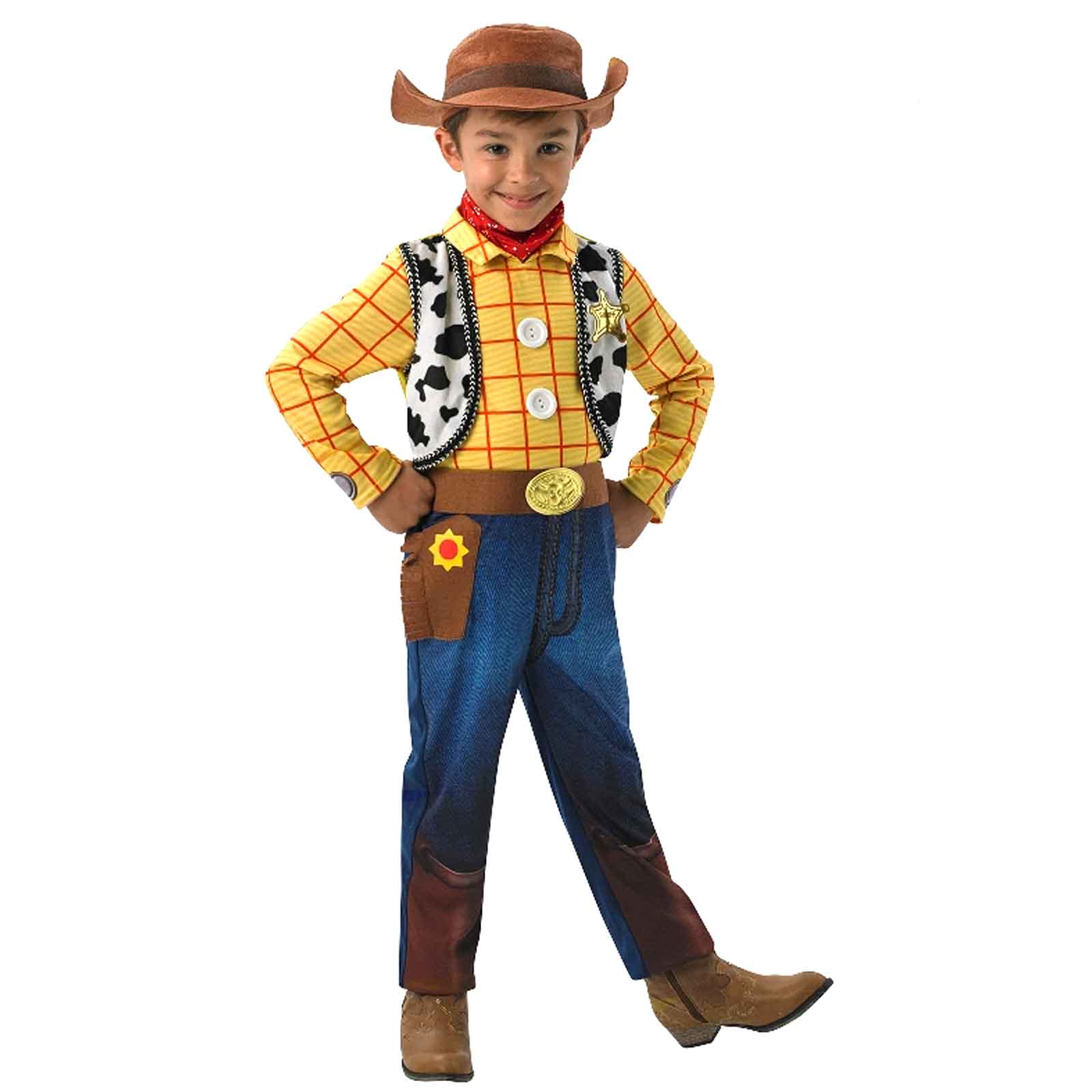 Toy Story Cowboy Woody Costume Set Vest Bandana and Hat