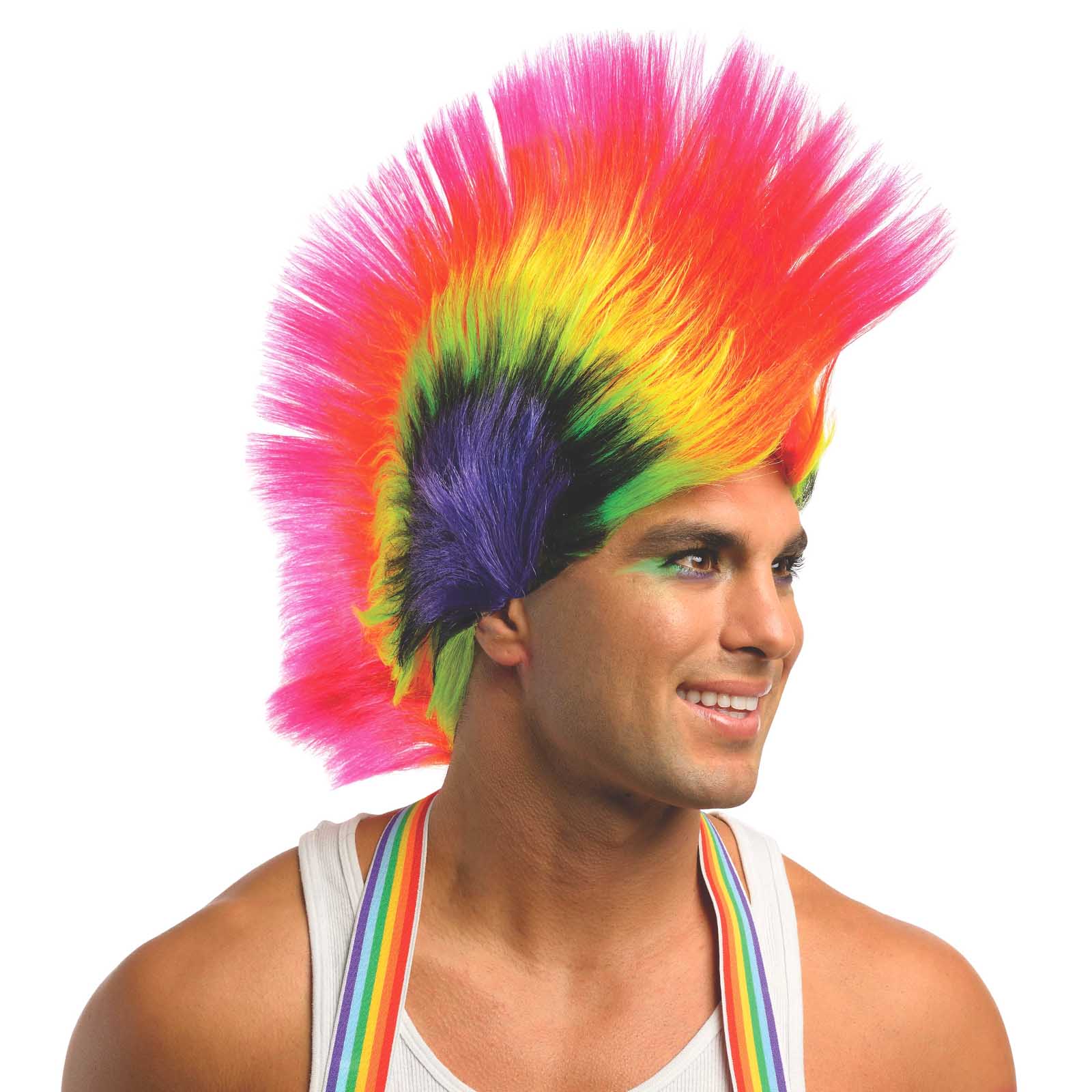 Purple Novelty Tie Die Mohawk One Size Fits Most Costume Accessory