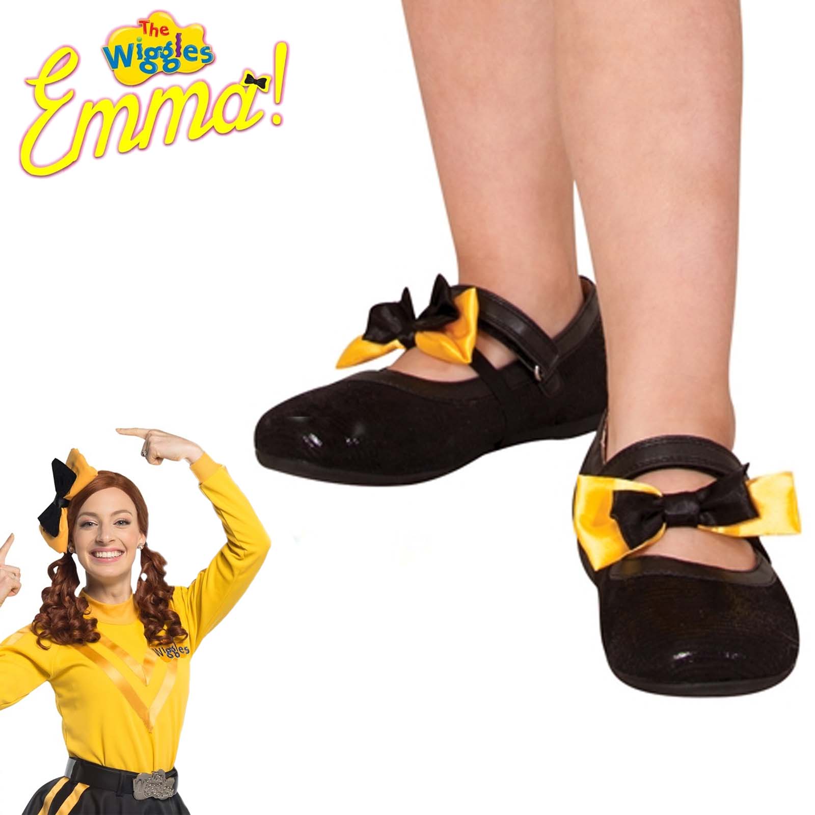 Jemlana's handmade Emma wiggle shoe bows for girls...Made in Australia
