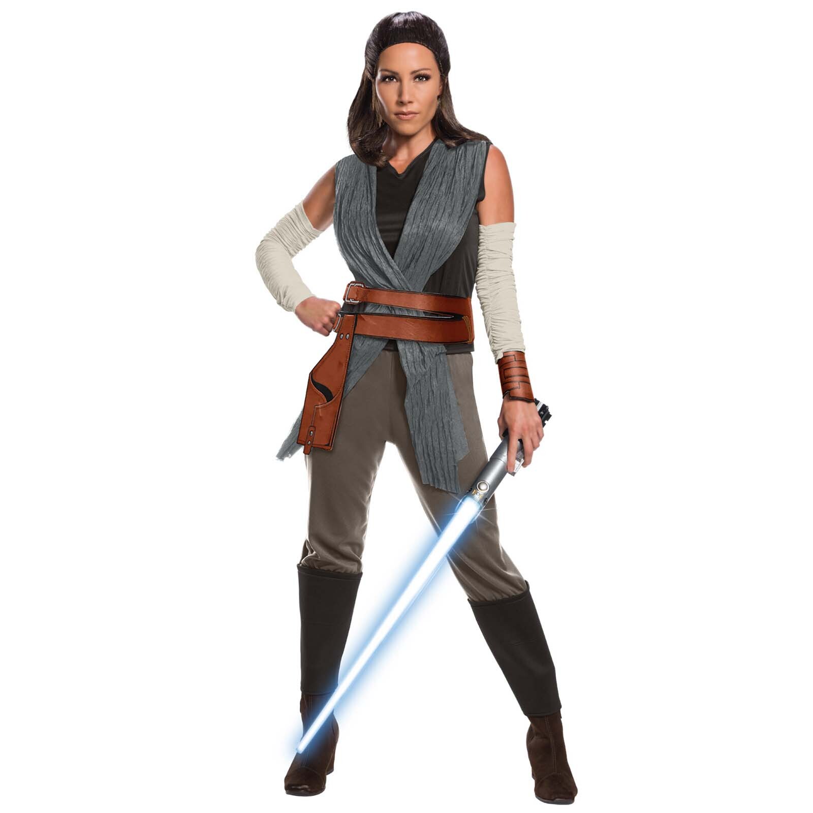 Rey Deluxe Grey Costume Star Wars The Last Jedi Adult