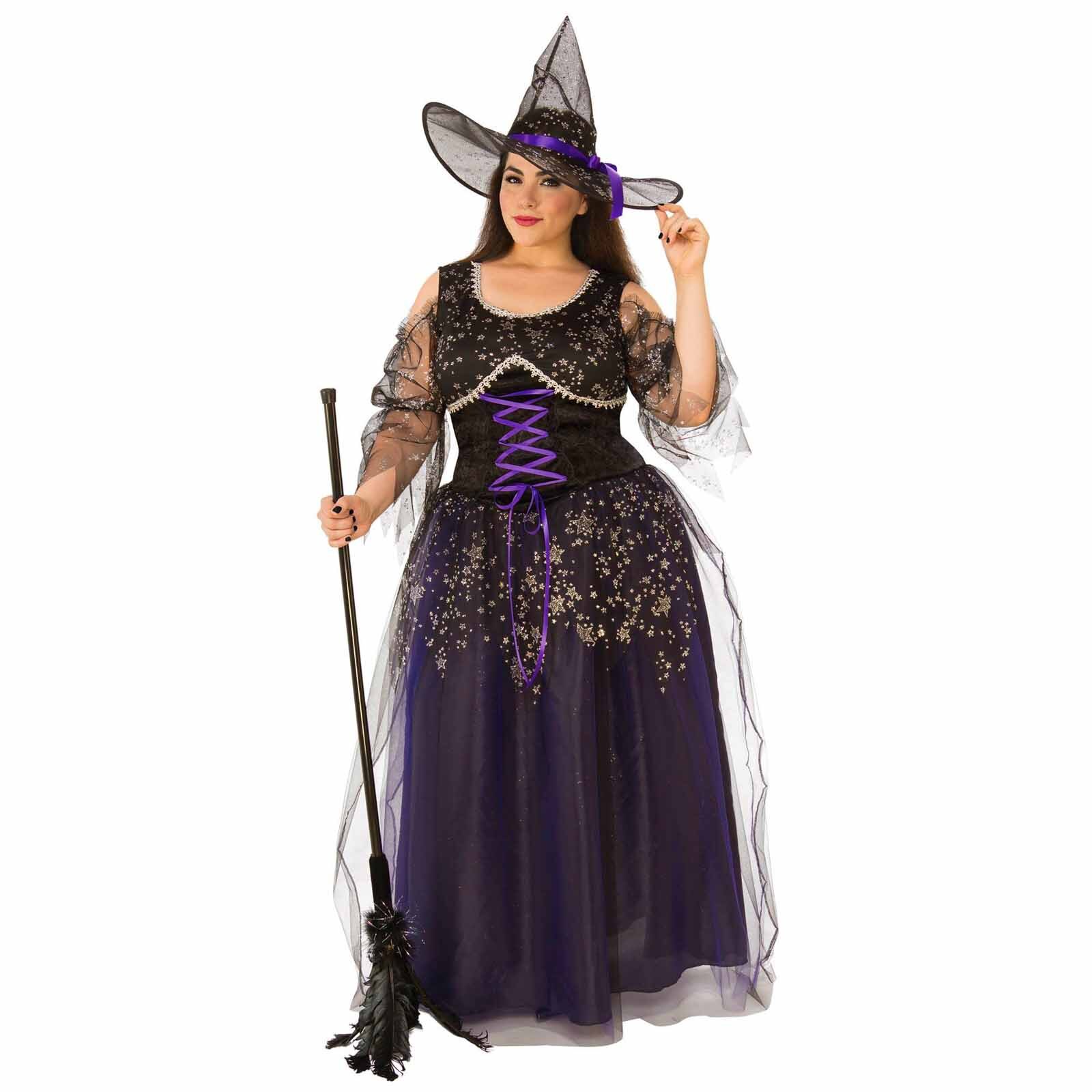 Midnight Witch Costume - Adult Plus Size.