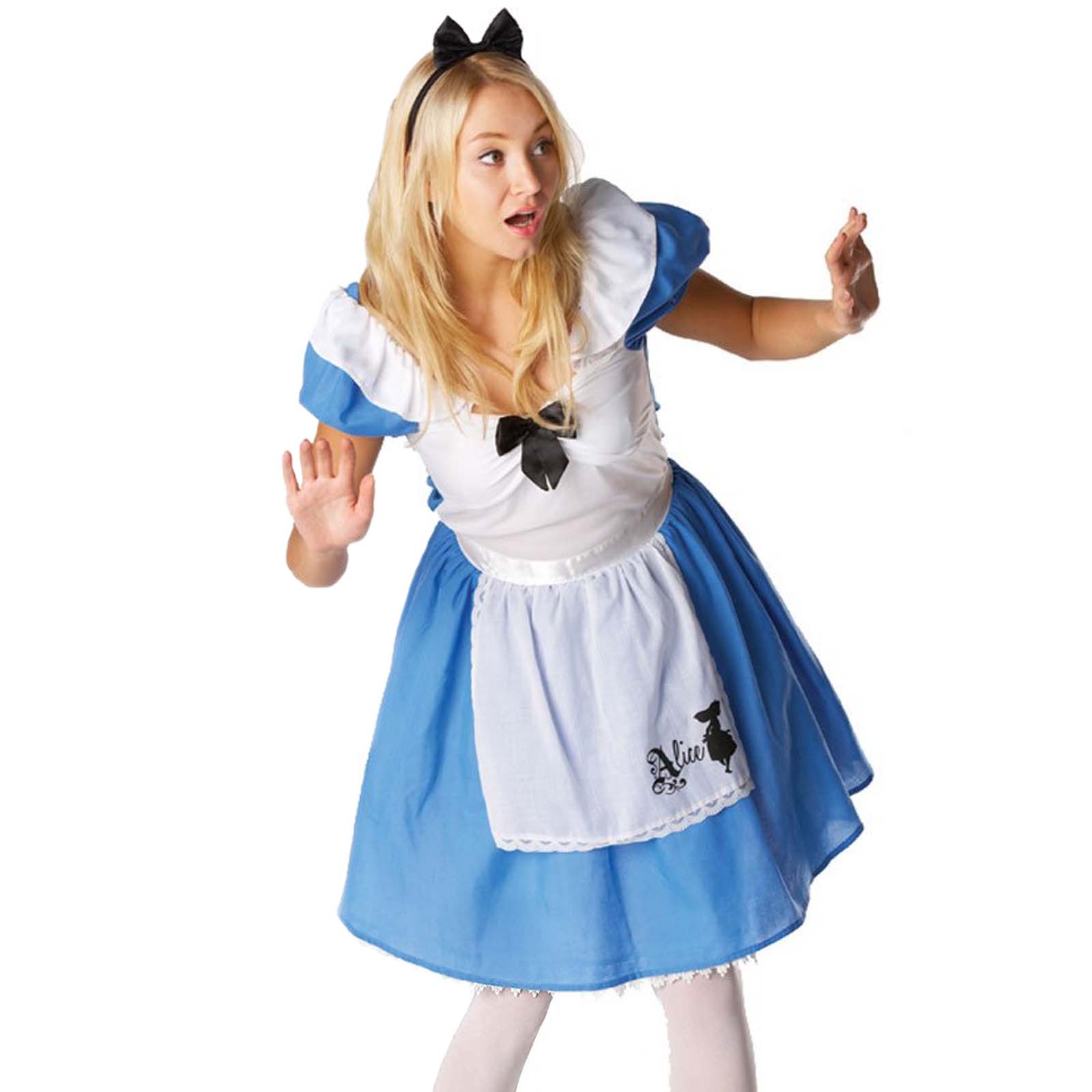 Alice In Wonderland Womens Costume Classic Modest Style Disney Bookweek Licensed 