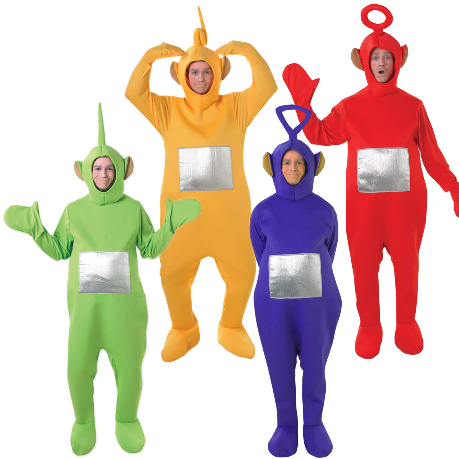 Teletubbies Costume Set Dipsy Laa Laa Tinky Winky Po Adult Standard Teletubbies Costume Set Dipsy Laa Laa Tinky Winky Po Adult Standard
