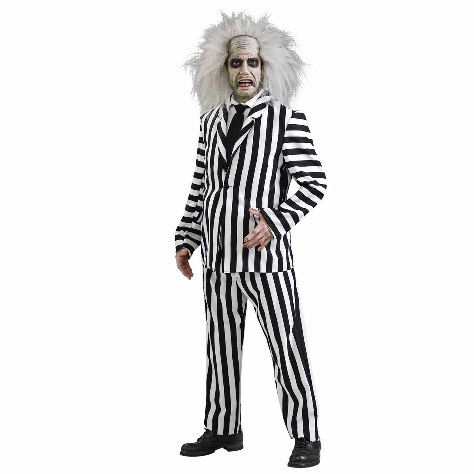 Made In 80s Costume Adult White Black Made In 80s Costume Adult White Black