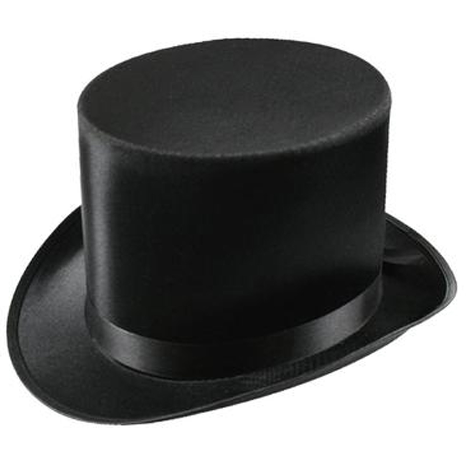 Lincoln Top Hat Satin Black