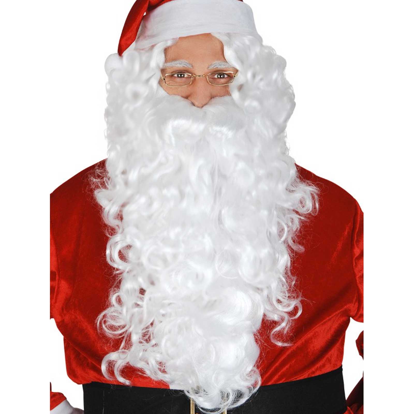 deluxe santa beard and wig set