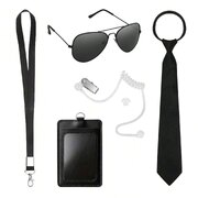 Secret Service Agent Accessory Set - Child Size