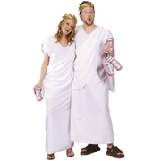 White Party Toga Costume (Budget) - Adult One Size