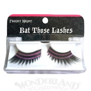 Fright Night Black/Purple Stripe False Eyelashes