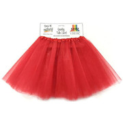 Red Tulle Tutu Skirt - Adult