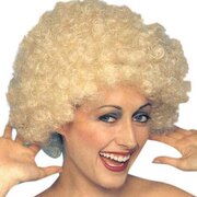Tight Curl Blonde Afro Wig (Kath)