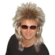 Blonde 'Poita' Spiky 80s Wig