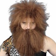 Caveman Wig & Beard Set