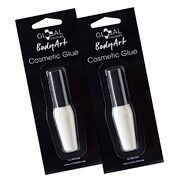 Global BodyArt Cosmetic Glitter Glue 7ml x 2