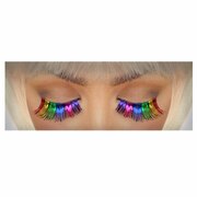 Rainbow Tinsel False Eyelashes