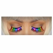 Rainbow Tinsel False Eyelashes