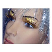 Gold Tinsel Foil False Eyelashes