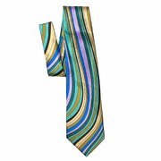 70s Retro Multicoloured Tie - Adult