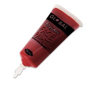 Global Body Art 15ml Tube Facepaint - Deep Red