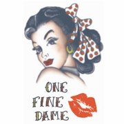 Tinsley Temporary Tattoo - Vintage 1940s Pinup Girl