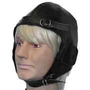 Aviator Hat (Black Vinyl) - Adult One Size