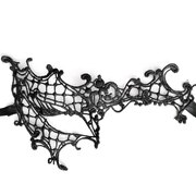 Black Lace Masquerade Mask - Venetian