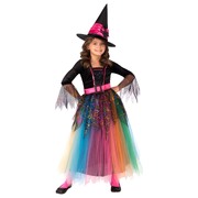 Rainbow Spider Witch Costume - Child