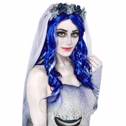 Emily Corpse Bride Blue Wig - Adult Size