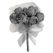 Corpse Bride Bouquet - Grey Roses