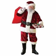 Santa Suit Regency Crimson 6 Piece - Adult