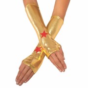 Wonder Woman Gauntlets (Fingerless Gloves) - Adult