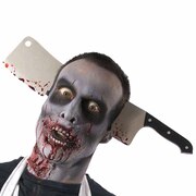 Zombie Cleaver Through Head